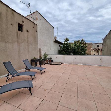 T4- terrasse 50m², garage, centre-ville Narbona Esterno foto